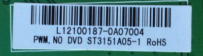MAIN / APEX L12100187 / T.MS3391.A3B / ST3151A05-1 / PANEL V460HJ1-PE1 / MODELO LE4643T	 - Imagen 2