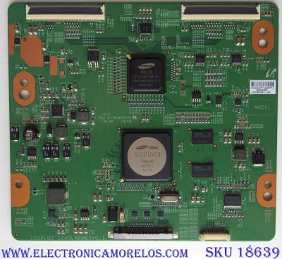 T-CON PARA TV SAMSUNG / NUMERO DE PARTE LJ94-16627F / S240LABMB3V0.1 / BN96-16498A / 120PLUS_S240LABMB3V0.1 / 16627F / SUSTITUTAS LJ94-16627E / BN95-00543A / PANEL LSJ550HW01-S / MODELOS UN55D6000SFXZA / UN55D6400UFXZA / UN55D6400URXAA HQ01