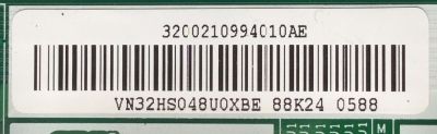 MAIN / FUENTE / SAMSUNG BN81-16356A / VN32HS048U / 3200210994010AE / PANEL BOEI320WX1 / DISPLAY HV320WHB-N5B / MODELO UN32M4500BFXZA BZ01	 - Imagen 2