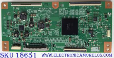 T-CON / SONY 35-D062220 / V460H1-CPE5 / PANEL FDMY460LT01 / MODELO KDL-46NX720	