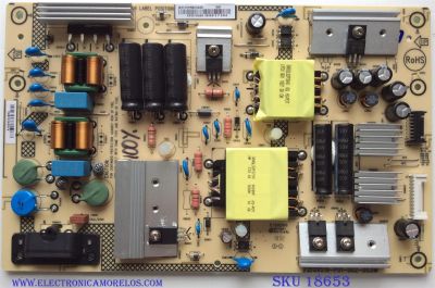 FUENTE DE PODER PARA TV INSIGNIA / NUMERO DE PARTE PLTVHY301XAGD / (X)PLTVHY301XAGD / 715G9519-P01-002-003M / 715G9519-P08-002-0030 / PANEL TPT500U1-QVN03.U REV:S7B0K / MODELOS NS-50DF710NA19 / LC-50LB601U