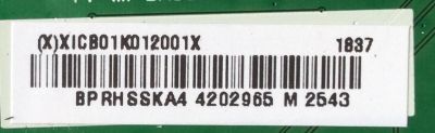 MAIN PARA TV INSGINIA·FIRE TV 4K·UHD·HDR / NUMERO DE PARTE XICB01K012 / 715G9566-M01-B00-005K / (X)XICB01K012001X / 756TXICB01K012 / PANEL TPT500U1-QVN03.U REV:S7B0K / MODELO NS-50DF710NA19 - Imagen 2