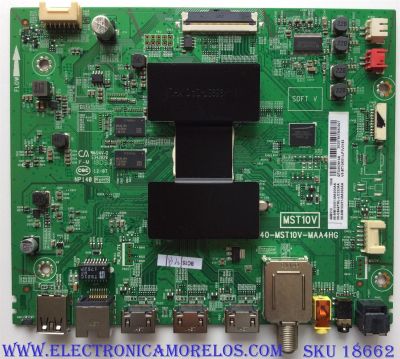 MAIN PARA TV TCL  NUMERO DE PARTE 40-MST10V-MAA4HG / V8-ST10K01-LF1V3165 / 08-MS10V01-MA200AA / 08-MS10V01-MA300AA / GTC002610A / PANEL LVU490NEBL / MODELO 49S515
