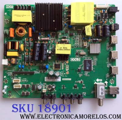 MAIN / FUENTE (COMBO) / INSIGNIA 02-SWY39A-C00000 / 3MS93AX13 / TP.MS3393.PC787 / B15082822 / PANEL LVF550CSDX E6 V4 / MODELO NS-55D421NA16