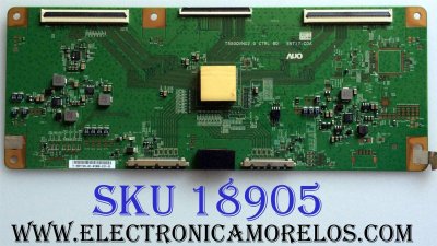 T-CON / PANASONIC 5555T17C05 / 55.55T17.C05 / T550QVN02.0 / 55T17-C0A / PANEL T550-W28-DLED / MODELO TC-55CX400U