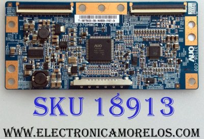 T-CON / SAMSUNG 55.37T06.C03 / T370HW04 / 5537T06C03 / 37T06-C00 / PANEL T370FAE1-DA DD01 / MODELOS UN37C5000QFXZA AA02 / UN37C5000QF / UN40C5000QFXZA / UN40C5000QF