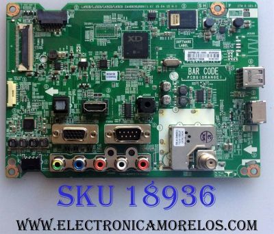 MAIN / LG EBU63435004 / EAX66302806 / 63435004 / EAX66302806(1.0) / 6NPMXL06-0005 / 81481201 / PANEL HC400DUN-VCKN9-214X / MODELO 40LX340H-UA / 40LX340H-UA.AUSJLJM