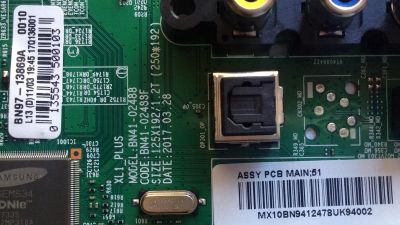 MAIN / SAMSUNG BN94-12478U / BN4412478U / BN97-13869A / BN41-02488F / PANEL CY-JM032AGER3V / MODELO UN32J4000 / UN32J4000EFXZA - Imagen 2