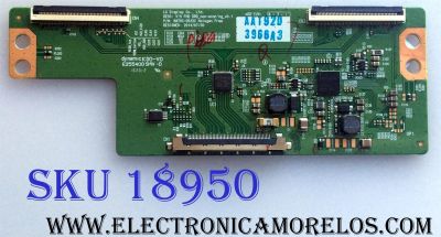 T-CON / LG 6871L-3966A / 6870C-0532C / 3966A / PANEL LC430EUE (FH)(M3) / MODELOS 43LX570H-UA.BUSYLJM / 43LX570H / 43LX540S-UA.BUSYLJR / 43LF6300-UA.BUSYLJM / 43LX560H-UA.BUSYLJM / 43LX341C-UA.AUSYLJR / 43LX341C-UA.BUSYLJR / 43LX570H-UA.AUSYLJM