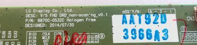T-CON / LG 6871L-3966A / 6870C-0532C / 3966A / PANEL LC430EUE (FH)(M3) / MODELOS 43LX570H-UA.BUSYLJM / 43LX570H / 43LX540S-UA.BUSYLJR / 43LF6300-UA.BUSYLJM / 43LX560H-UA.BUSYLJM / 43LX341C-UA.AUSYLJR / 43LX341C-UA.BUSYLJR / 43LX570H-UA.AUSYLJM - Imagen 2