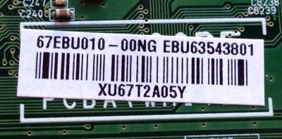 MAIN / LG EBU63543801 / EAX66212905 (1.1) / EAX66212905 / PANEL LC430EUE (FH)(M3) / MODELOS 43LX570H-UA.BUSYLJM / 43LX570H - Imagen 3