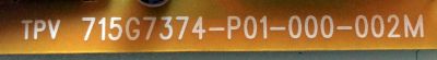 FUENTE DE PODER PARA TV INSIGNIA / NUMERO DE PARTE PLTVFW441XAG2 / 715G7374-P01-000-002M / FW441XAG2 / PANEL'S TPT550U1-QVN03.U REV:S0B0A / TPT550U1-QVN05.U REV:S000G / MODELO NS-55DR710NA17 - Imagen 3