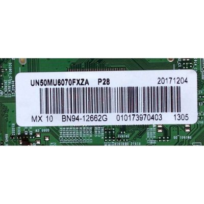 MAIN PARA TV SAMSUNG ORIGINAL 4K UHD HDR SMART TV / NUMERO DE PARTE BN94-12662G / BN41-02568B / BN97-12963R / BN9412662G / PANEL CY-GK050HHNV0H / CY-GK050HHNV6H / DISPLAY V500DJ6-QE1 REV.G6 / MODELO UN50MU6070FXZA DF10 / UN50MU6070FXZA DF12 - Imagen 3