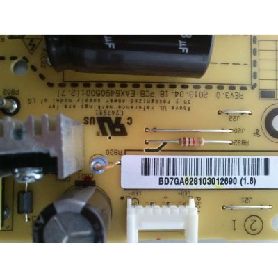 FUENTE DE PODER PARA TV LG / NUMERO DE PARTE EAY62810301 / LGP32-13PL1 / EAX64905001 / 62810301 / EAX64905001(2.4) / 3PAGC10117A-R / PANEL LC320DUE (SF)(R1) / MODELOS 32LN5300-UB / 32LN530B-UA / 32LN5700-UH / 32LN520B-UM / 32LN5310-UB - Imagen 2