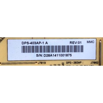 FUENTE DE PODER / SHARP RDENCA471WJQZ / DPS-403AP-1 A / 2950314506 / DPS-383AP / PANEL JE695R3HA10Z / MODELO LC-70UD1UA - Imagen 2