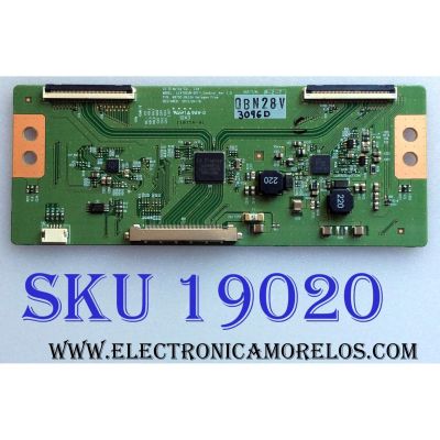 T-CON / LG 6871L-3096D / 6870C-0432A / LC470EUH-SFF1 / 3096D / PANEL LC420EUN (SF)(F3) / MODELO 42GA6400-UD / 42GA6400-UD.BUSYLMR
