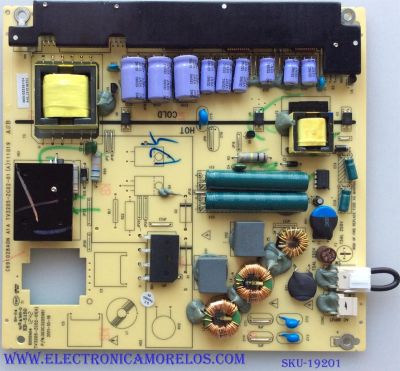 FUENTE DE PODER / WESTINGHOUSE / PIONEER 510-121016233 / TV3205-ZC02-01 / 303C3205061 / C691028AON / E202404 / 111019