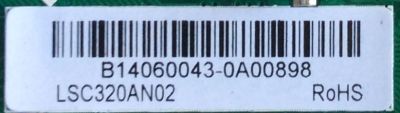 MAIN / SEIKI B14060043 / T.MS3393.81 / SY14310-1 / 890-M00-06N59 / PANEL LSC320AN02 / MODELO SE32HY27-D - Imagen 3