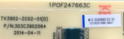 FUENTE DE PODER / ELEMENT 1010031069 / 303C3902064 / 1P0F247663C PANEL LSC400HM10 / MODELOS ELEFW408 / LE-40G36Y - Imagen 3