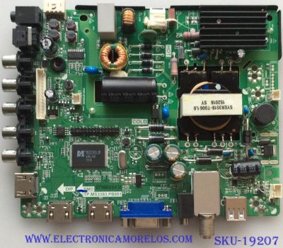 MAIN / FUENTE / (COMBO)  34013858 / H15051081 / TP.MS3393.PB851 / HV320WX2-206 PANEL'S  ZC+532AK320M07 / DISPLAY HV320WX2-206 / HV320WX2-206 / MODELOS  WD32HB1120 / TW-00411-B032F