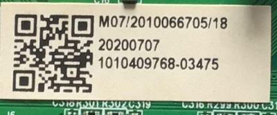 MAIN PARA TV WESTINGHOUSE·ROKU TV SMART TV / NUMERO DE PARTE MS16010-ZC01-01 / 2E01413C0 / KB6160A / E503744 / PANEL T750QVR04.0 / MODELO WR75UX4200 / ((NOTA IMPORTANTE:REVISAR QUE EL PANEL Y MODELO CORRESPONDA CON SU TELEVISION)) - Imagen 2