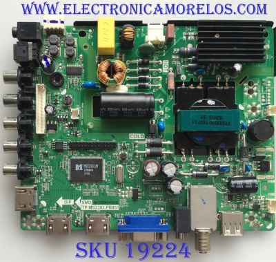 MAIN /  FUENTE / (COMBO) / ELEMENT / 34014202 / TP.MS3393.PB851 / H15061234 / V400HJ6-PE1 / PANEL FHLTE40356ZPD / MODELO ELEFW408