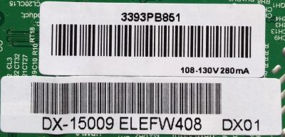MAIN / FUENTE / (COMBO) ELEMENT / DX-15009 / TP.MS3393.PB851 / 3393PB851 / PANEL V400HJ6-PE1 / MODELO ELEFW408 - Imagen 2