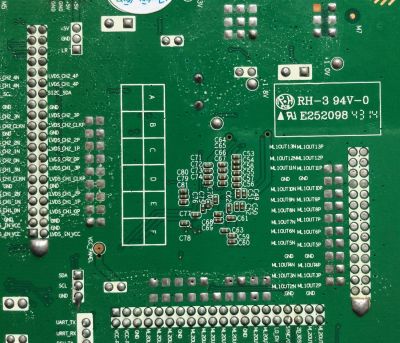 MODULO DE FRECUENCIA 120HZ / APEX / APEX LE50D5 / F57CV72322LD10 / CV72322L-D / 55H09791505DA0270 / 1.91.00.88004 / PANEL T500HVN07.5 / MODELO LE50D5 " - Imagen 2