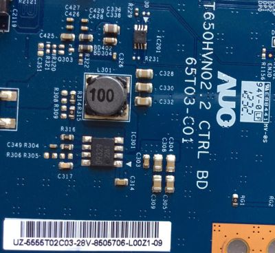 T-CON / SAMSUNG / 55.55T02.C03 / 5555T02C03 / T650HVN02.2 / 65T03-C01 / PANEL DE550CGA-B1 / MODELOS UN55EH6000FXZA AH03 / UN55EH6001FXZA AH03 / UN55F6300AFXZA TH01 - Imagen 2