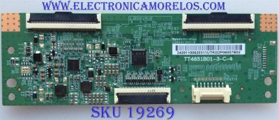 T-CON PARA TV SAMSUNG / NUMERO DE PARTE BN96-39675B / 34291100620311 / TT4851B01-3-C-4 / 34.29110.062 / 34291100620311U / PANEL CY-JM049BGHV2H / DISPLAY ST4851B01-3 VER.2.1  / MODELOS UN49J5000 UN49J5000AFXZA  UN49M5300 UN49M5300AFXZA CA02