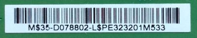 T-CON / SAMSUNG / 35-D078802 / V320HK2-CPE1 / PANEL LE500CGM-C1 / MODELOS UN50ES6100FXZA / UN50ES6150FXZA - Imagen 3