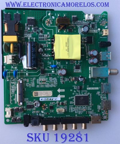 MAIN / FUENTE / (COMBO) / HISENSE / 243229A / TP.SR.PB701 / 241317A / HU40N2176MF / PANEL JHD400N2F31 / MODELO 40EU3000