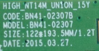 MAIN / SAMSUNG / BN94-11796U / BN97-12660D / BN41-02307B  / PANEL CY-JJ043BGAV5H /  MODELO UN43J5200AFXZA - Imagen 4