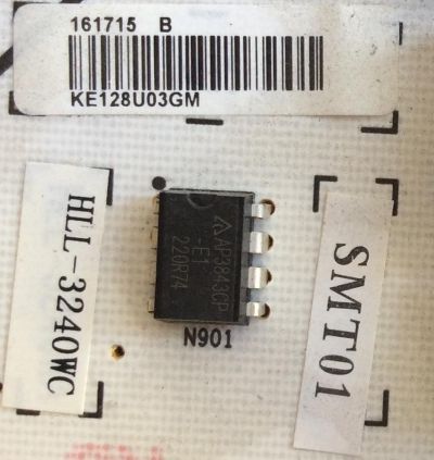 FUENTE DE PODER / INSIGNIA / 161715 / RSAG7.820.4737/ROH / KE128U03GM / HLL-3240WC / MODELO NS-39E480A13 - Imagen 2