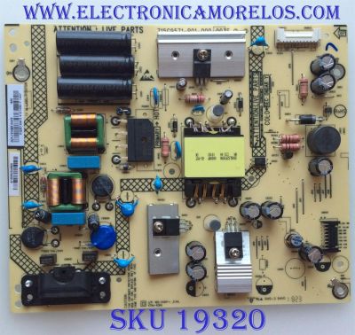 FUENTE DE PODER / SHARP /  HQ321XAF3 / (X)PLTVHQ321XAF3 / 715G9571-P01-000-003S / 4121089 / A1806254660 / MODELO LC-43LB601U