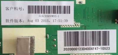 MAIN / ELEMENT / 1010029682 / MS33930-ZC01-01 / 515C33930M33-1 / 2020000123D400XF47-10523 / PANEL LSC400HM10 / MODELO ELEFW408 - Imagen 2