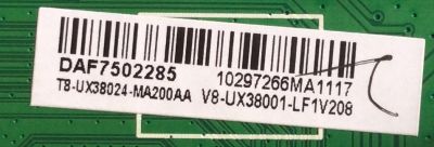 MAIN / FUENTE / (COMBO) / INSIGNIA / T8-UX38024-MA200AA / 40-UX38M0-MAH2HG / V8-UX38001-LF1V208 / PANEL LVW320CSDX E20 V1 / MODELO NS-32DR310NA17 - Imagen 3