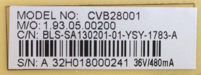 MAIN / FUENTE /(COMBO) SEIKI / 32H0178A / CVB28001 / CV3393BH-BPW-10 / 1.80.47.00003 / 32H0180 / PANEL  BLD275BA02 / MODELO SE28HY10 - Imagen 4