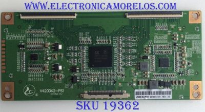 T-CON / RCA / V500DK2-PS1 / V500DK2-PS1, V500KD2-PS1 / 20143412134 / PANEL'S V500DK2-QS1-12V / V500DK2-PS1-12V / MODELOS LED50B45RQ / PLDED5068A-D