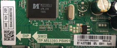 MAIN / FUENTE / (COMBO) / QUASAR / N15030860 / TP.MS3393.PB851 / 102815015411 / 50043393B00700 / AJ320T03 / PANEL HK315LEDM-0H3UH / MODELO SQ3202M - Imagen 3