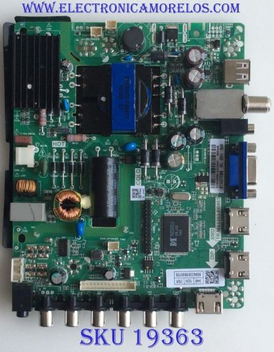 MAIN / FUENTE / (COMBO) / QUASAR / N15030860 / TP.MS3393.PB851 / 102815015411 / 50043393B00700 / AJ320T03 / PANEL HK315LEDM-0H3UH / MODELO SQ3202M