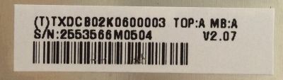 MAIN / VIZIO / 756TXDCB02K0600 / 715G6381-M01-000-004I / TXDCB02K0600003 / LTY6PSBP5052387 / PANEL TPT390J1-HJ1L02 REV: SCAF / MODELOS E390-B1 LTY6PSBP / E390-B1 LTY6PSBPQ / E390-B1 LTY6PSBQ - Imagen 2