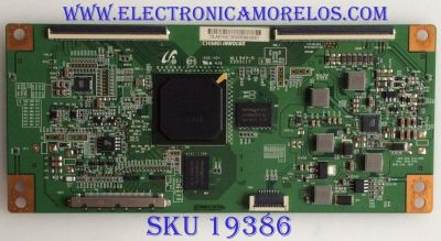 T-CON / HISENSE / 73LA67KAC / STV2P0LTP1 0E1 / 73LA67KAC353005ME00001 / PANEL HD500DU-B01\S4\T1\GM\ROH / MODELO 50"