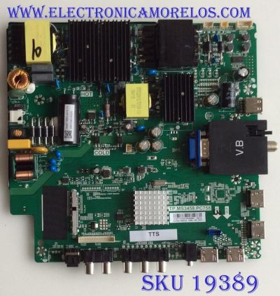 MAIN / FUENTE / (COMBO) / SUNLED / H18113704 / TP.MS3458.PC758 / 102181100157 / PANEL LC546PU2L02 / MODELO HK55WLEDM