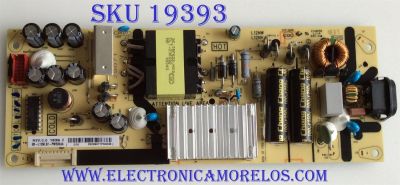 FUENTE DE PODER PARA TV TCL NUMERO DE PARTE 08-L12NL92-PW200AA / 20229071PS0036 / REV:C.0 1839 E / PANEL LVF490NDEL / MODELO 49S325