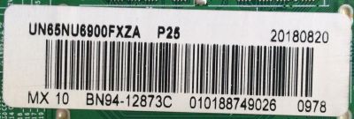 MAIN ORIGINAL PARA TV SAMSUNG / NUMERO DE PARTE BN94-12873C / BN97-14047C / BN41-02662A / BN9412873C / PANEL CY-NN065HGLV2H / CY-NN065HGLV8H / DISPLAY LSF650FN08-N01 / MODELOS UN65NU6900FXZA FA01 / UN65NU6950FXZA FA01 / UN65NU6080FXZA / 	UN65NU6070FXZA - Imagen 3