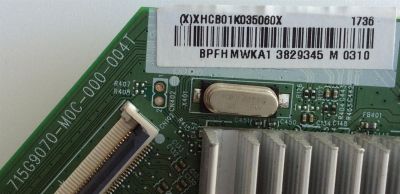 MAIN / VIZIO / 756TXHCB01K035 / 715G9070-M0C-000-004T / (X)XHCB01K035060X / BPFHMWKA1 / PANEL TPT550US-FN11.S REV:S802A / DISPLAY LSC550FN11-802 / MODELO D55UN-E1 LTMEVPKT - Imagen 2