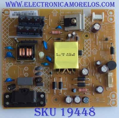 FUENTE DE PODER / VIZIO / PLTVFL241XAS8 / 715G6863-P03-001-002M / (Q)PLTVFL241XAS8 / PANEL TPT315B5-WHBN0.K / MODELO D32HN-D1 LTTUUKCR / D32HN-D1 LTTUUKCS