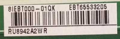 MAIN / LG / EBT65533205 /  EAX67872805(1.1) / PANEL  NC750DQE-AAGR1 / MODELO 75UK6190PUB.BUSWLOR - Imagen 2