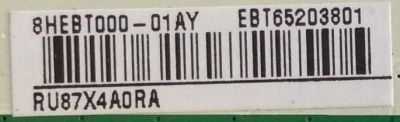 MAIN / LG / EBT65203801 / EAX67872805 / PANEL NC750DQE-AAGR2 / MODELO 75UK6570AUA.AUSWLOR - Imagen 2